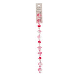 Crystal Lane Mushrooms Pink & Red Mix 7in