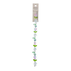 Crystal Lane Tulips, Flowers, Pears Purple & Blue Mix 7in