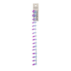 Crystal Lane Petals 12x16mm Blue & Purple 7in