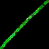 Crystal Lane Glow in the Dark 6mm Round Beads Crystal AB 7" Strand