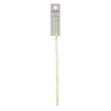Crystal Lane Glow in the Dark 6mm Round Beads Yellow AB 7" Strand