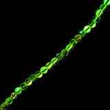 Crystal Lane Glow in the Dark 6mm Round Beads Yellow AB 7" Strand