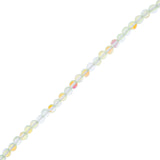 Crystal Lane Glow in the Dark 6mm Round Beads Green AB 7" Strand