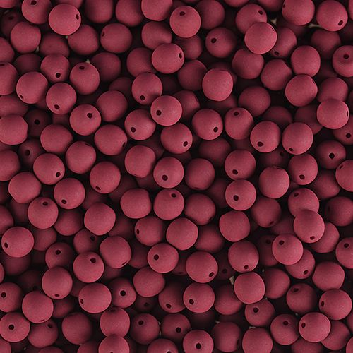 Czech Glass Beads 4mm Round Velvet Maroon Brown 46/Strand