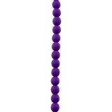 Czech Glass Beads 4mm Round Velvet Violet 46/Strand