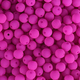 Czech Glass Beads 6mm Round Velvet Fuchsia 30/Strand