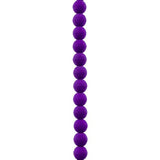 Czech Glass Beads 6mm Round Velvet Violet 30/Strand
