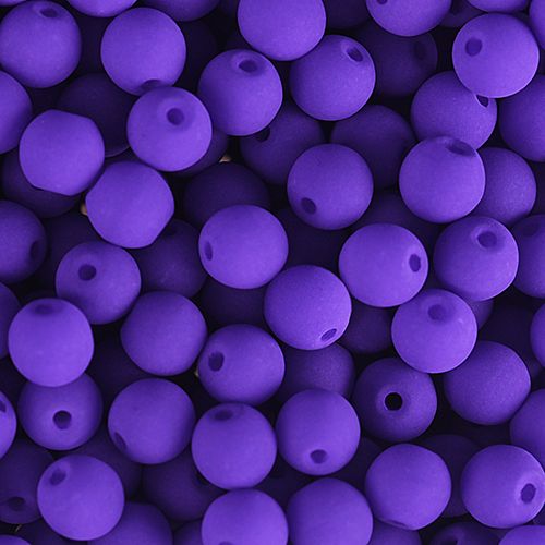 Czech Glass Beads 8mm Round Velvet Violet 23/Strand