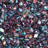 Matubo Czech Gemduo Beads Summer Rainbow Dark Violet 13g