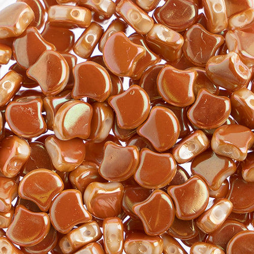 Matubo Czech Ginko Beads Chalk Full Apricot 12g