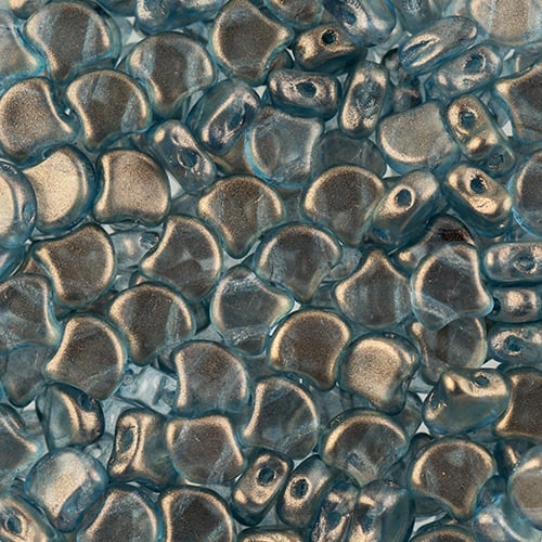 Matubo Czech Ginko Beads Crystal Halo Shadows 12g