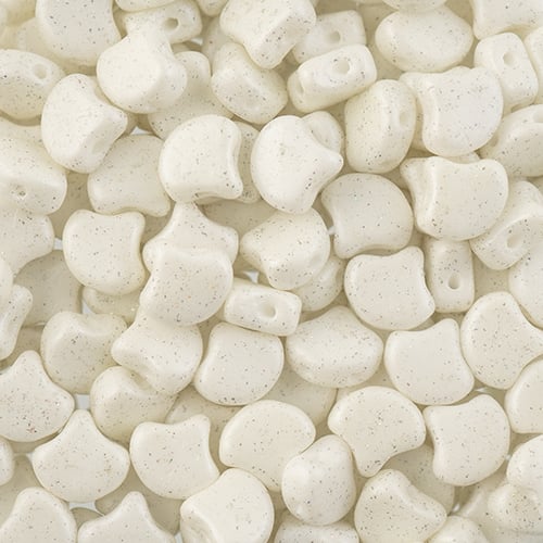 Matubo Czech Ginko Beads Stardance White Dove 12g