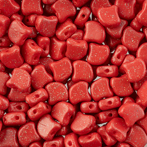 Matubo Czech Ginko Beads Stardance Cherry Tomato 12g