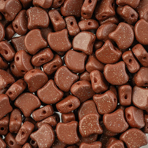 Matubo Czech Ginko Beads Stardance Gingerbread 12g