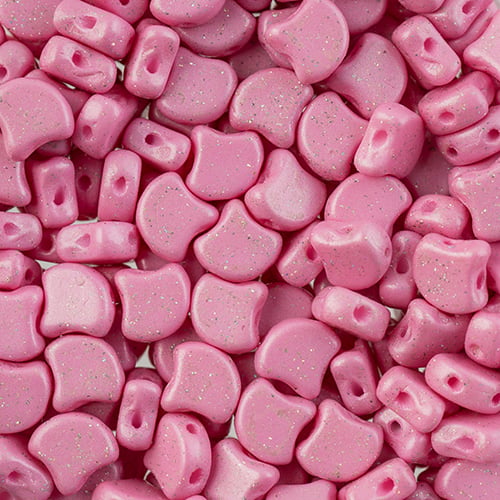 Matubo Czech Ginko Beads Stardance Flamingo Pink 12g