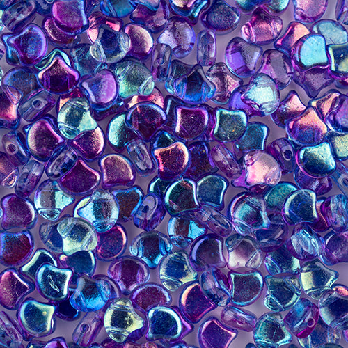 Matubo Czech Ginko Beads Summer Rainbow Dark Blue 12g