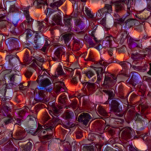 Matubo Czech Ginko Beads Summer Rainbow Light Violet 12g