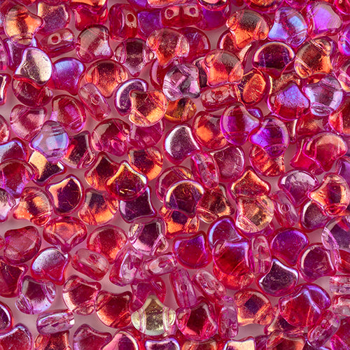 Matubo Czech Ginko Beads Summer Rainbow Pink 12g