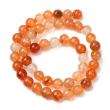 Carnelian Beads 8mm Round (Natural) 15-16" Strand
