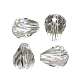 K9 Glass Teardrop Beads 12x10mm Crystal 10/pk