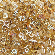 *Czech Miniduo Beads Crystal Celsian 8g