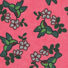 Real Beads Hummingbird Pink 100% Cotton - Price Per Half Yard