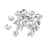 Crimp Cover 3mm Nickel 100/pk