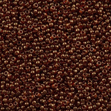15/0 Toho Seed Beads #329 Gold Lustered African Sunset 8-9g Vial