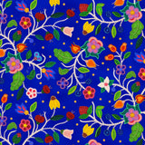 Cotton Fabric Spring Majesty #35000 Deep Blue - Half Yard