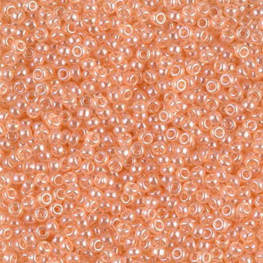 11/0 Miyuki Seed Beads #0369 Light Peach Luster 22g