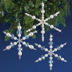 Ornament Kit - Sparkling Snowflakes - Makes 3