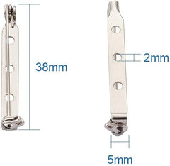 1 1/2" Nickel Bar Pin 50/Pk