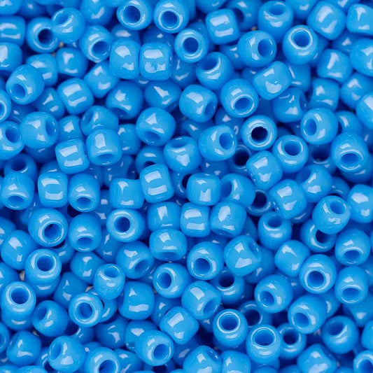 6/0 Toho Seed Beads #43d Opaque Cornflower 8-9g Vial