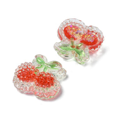 Resin Cabochon Cherries 4/pk