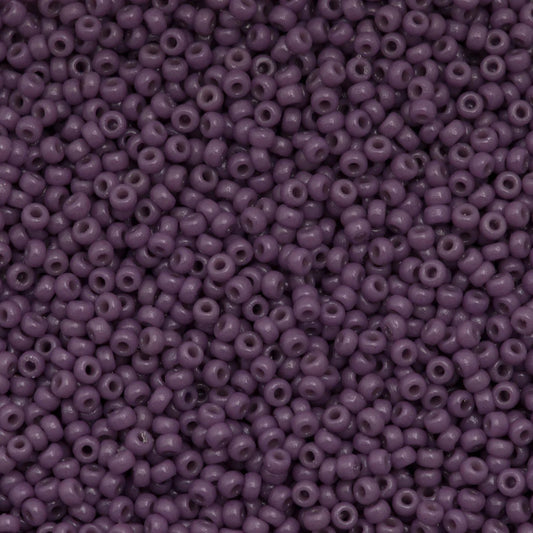 11/0 Miyuki Seed Beads #4489 Op Duracoat Purple 22g