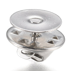 Nickel Pin Backs With Clutch 5/pk