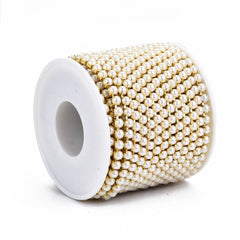 Metal Pearl Banding 4mm Gold 10yd/pk