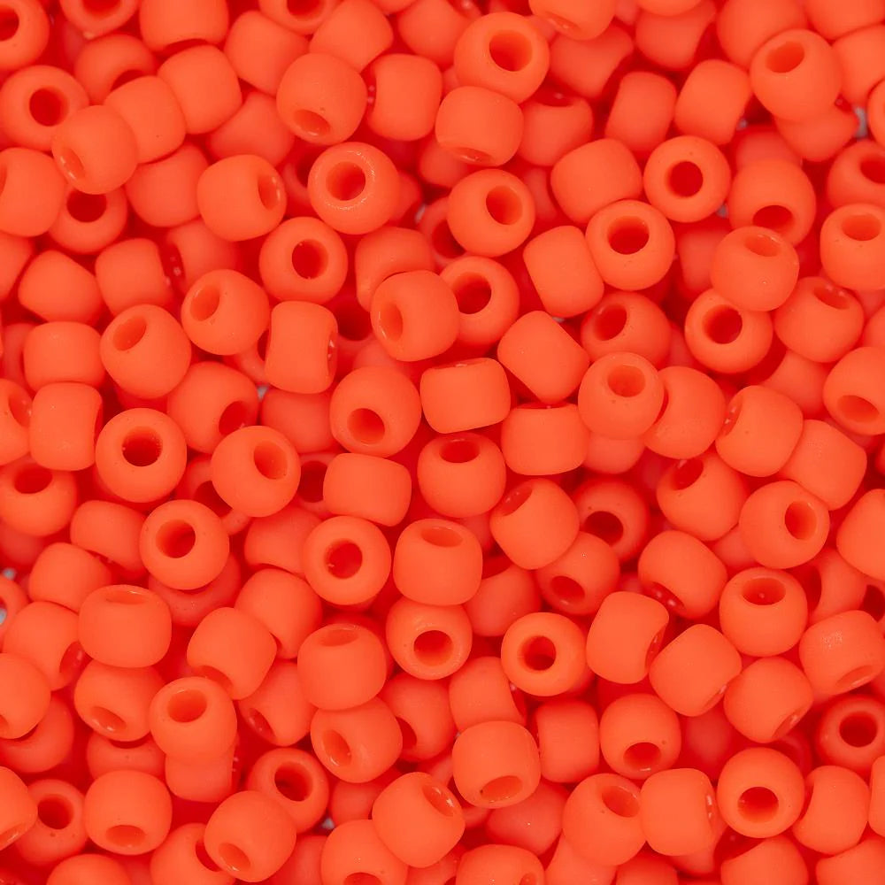 11/0 Toho Seed Beads #50F Frosted Sunset Orange 250g Bag