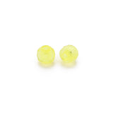 Faceted Plastic Beads 4mm Transparent Yellow 25g