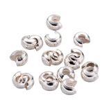 Crimp Cover 4mm Silver 100/pk
