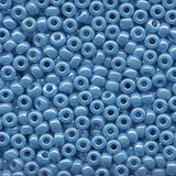 6/0 Miyuki Seed Beads #0413R Opaque Turquoise Blue AB 22g