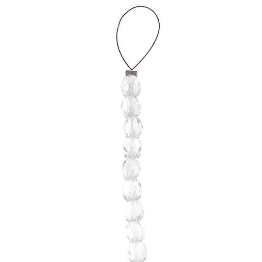 Fire Polished 4mm Round Crystal 40/Strand