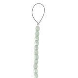 Fire Polished 4mm Round Chalk Green Luster 40/Strand