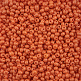 8/0 Czech Seed Beads #043 Permalux Orange 22g