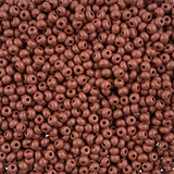 8/0 Czech Seed Beads #046 Permalux Brown 22g