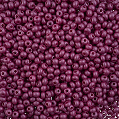 6/0 Czech Seed Beads #132 Permalux Purple 24g