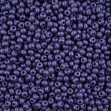 8/0 Czech Seed Beads #054 Permalux Dark Violet 22g