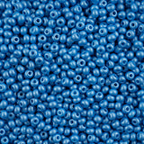 8/0 Czech Seed Beads #059 Permalux Light Blue 22g