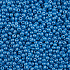 6/0 Czech Seed Beads #139 Permalux Light Blue 24g