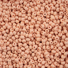 6/0 Czech Seed Beads #146 Permalux Matte Apricot 24g